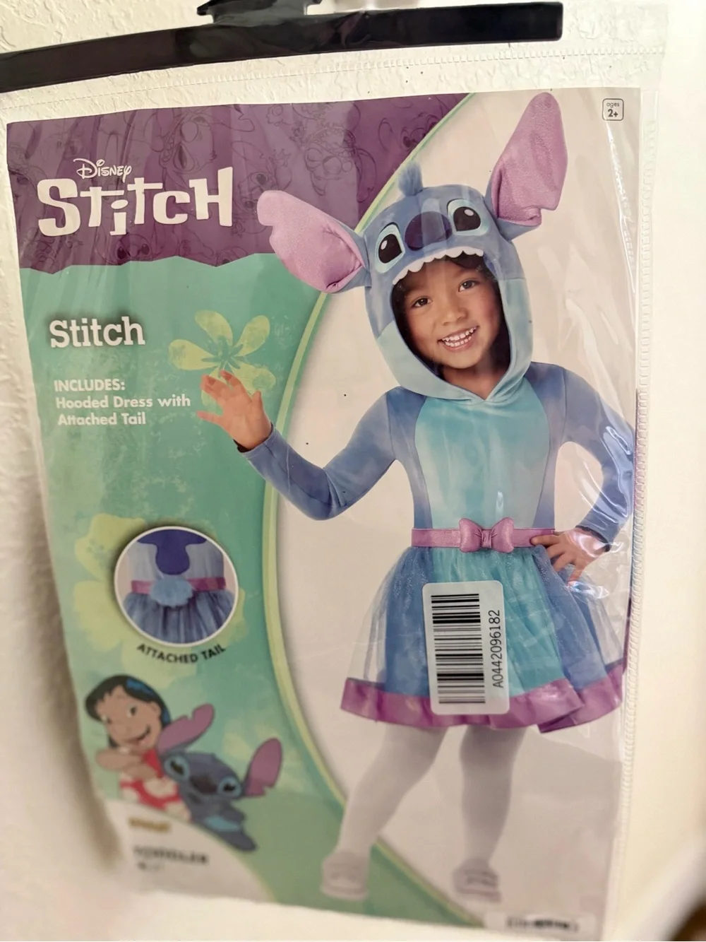 Disney Blue and Purple Stitch Hooded Dress Costume